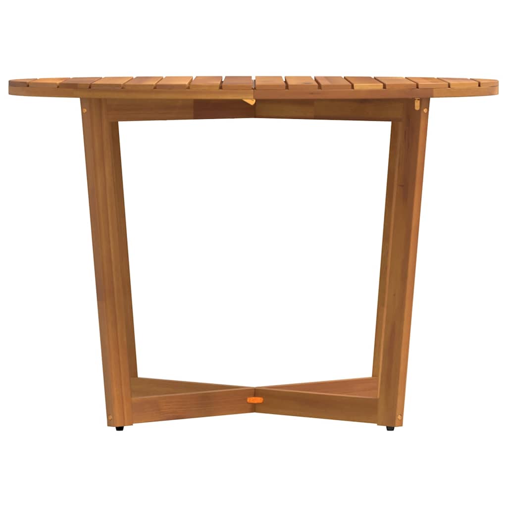 Tuintafel rond Ø110x75 cm massief acaciahout is nu te koop bij PeponiXL, paradijselijk wonen!