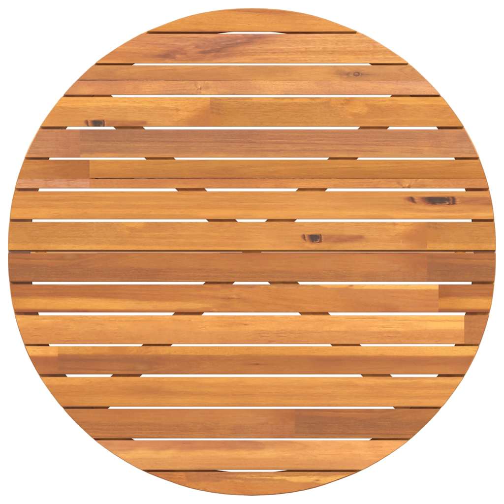 Tuintafel rond Ø110x75 cm massief acaciahout is nu te koop bij PeponiXL, paradijselijk wonen!