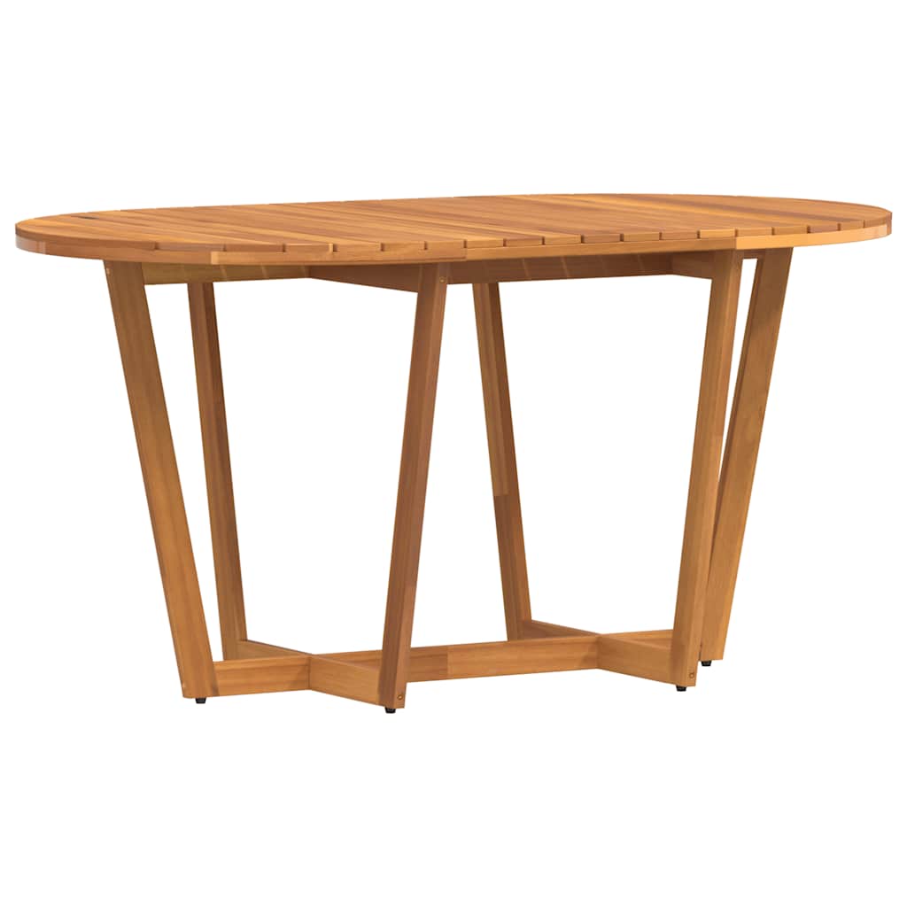 Tuintafel ovaal 150x90x75 cm massief acaciahout is nu te koop bij PeponiXL, paradijselijk wonen!