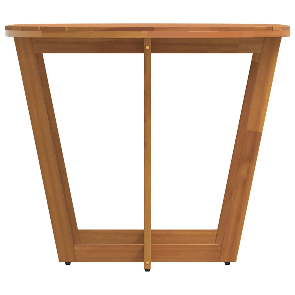 Tuintafel ovaal 150x90x75 cm massief acaciahout is nu te koop bij PeponiXL, paradijselijk wonen!