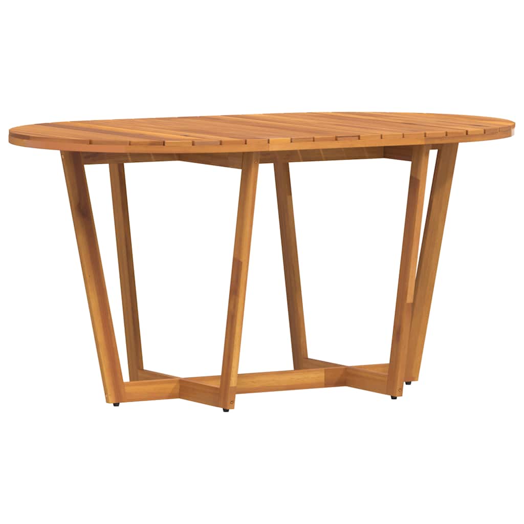 Tuintafel ovaal 150x90x75 cm massief acaciahout is nu te koop bij PeponiXL, paradijselijk wonen!