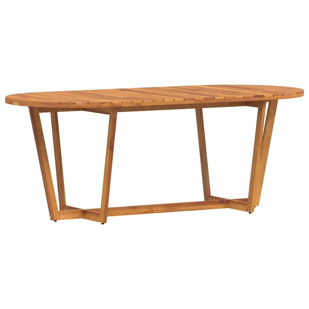 Tuintafel ovaal 200x90x75 cm massief acaciahout is nu te koop bij PeponiXL, paradijselijk wonen!