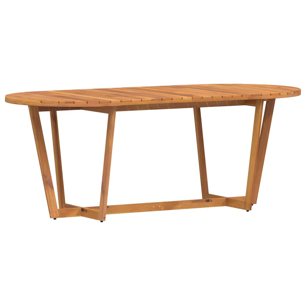 Tuintafel ovaal 200x90x75 cm massief acaciahout is nu te koop bij PeponiXL, paradijselijk wonen!