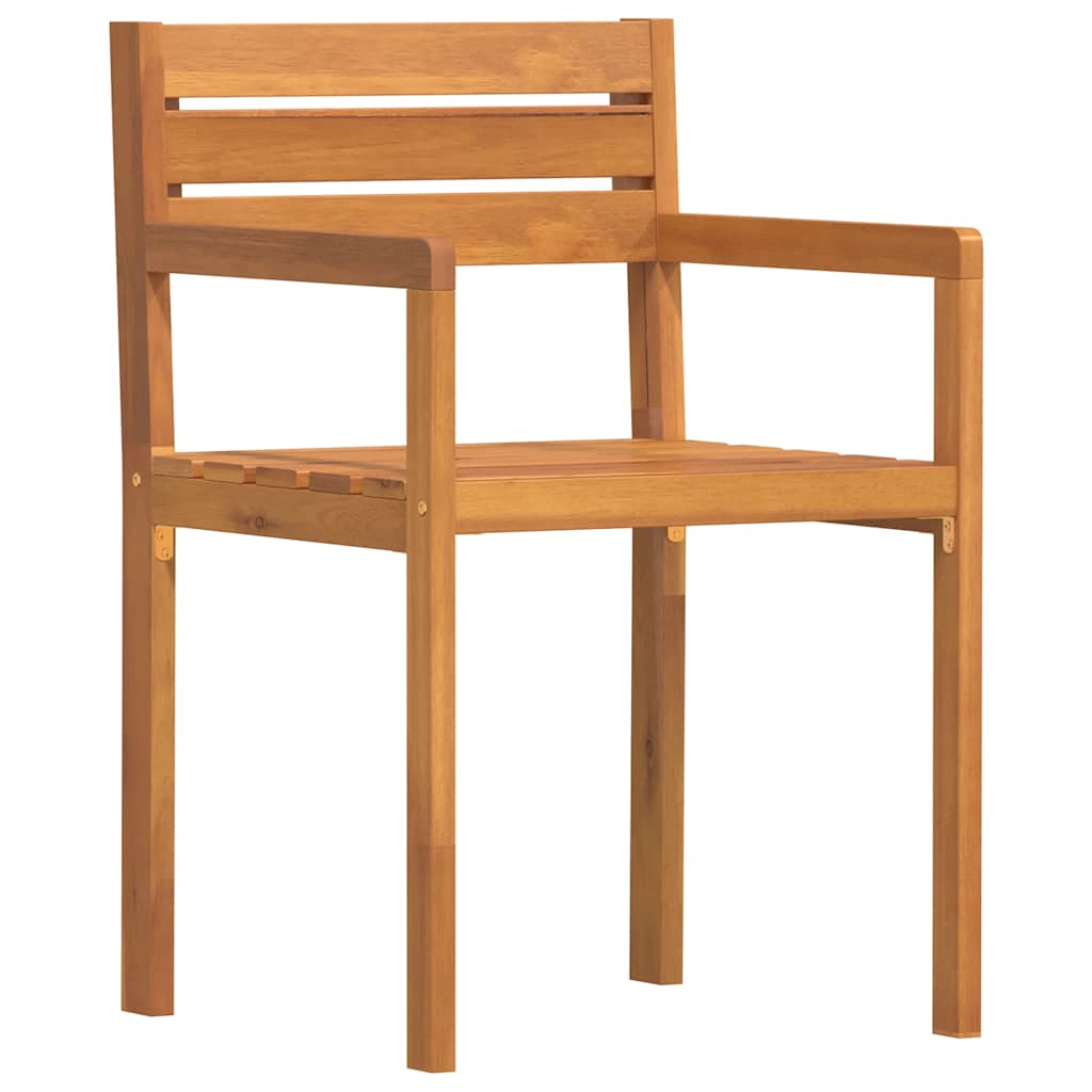 Tuinstoelen 2 st 50x53x80 cm massief acaciahout is nu te koop bij PeponiXL, paradijselijk wonen!