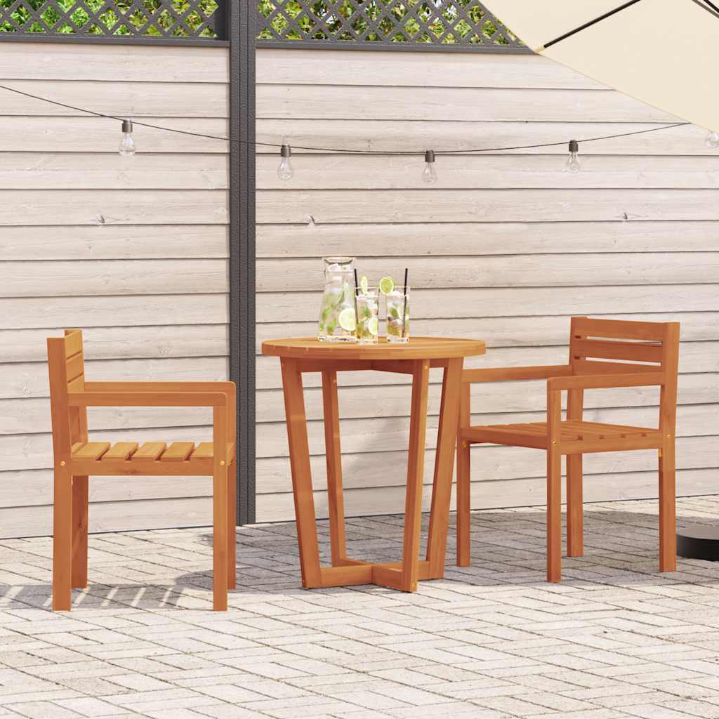 Tuinstoelen 2 st 50x53x80 cm massief acaciahout is nu te koop bij PeponiXL, paradijselijk wonen!
