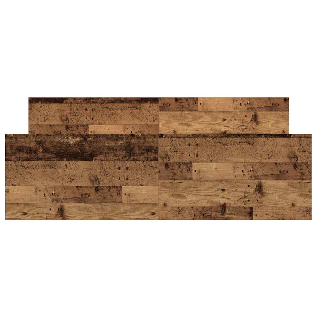 Bedframe zonder matras bewerkt 135x190 cm bewerkt hout oud