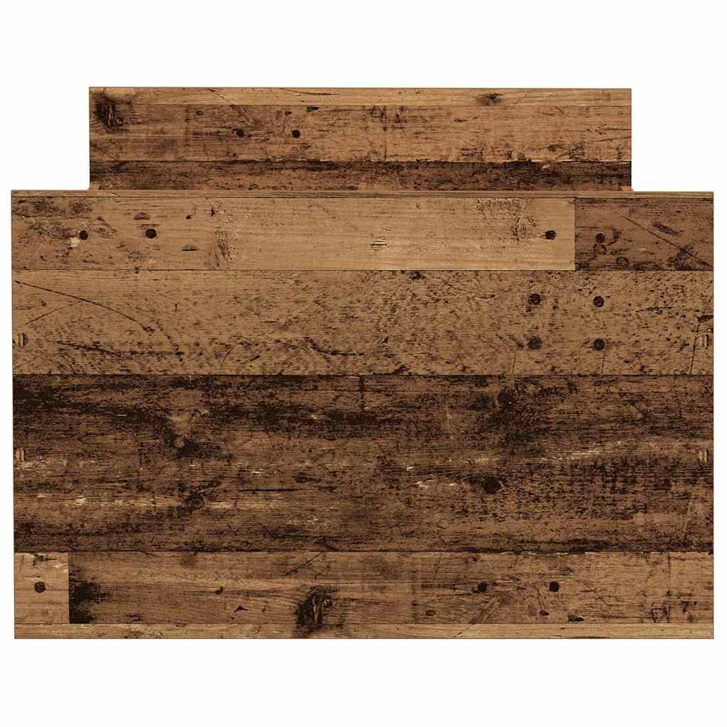 Bedframe zonder matras 100x200 cm bewerkt hout oud hout is nu te koop bij PeponiXL, paradijselijk wonen!
