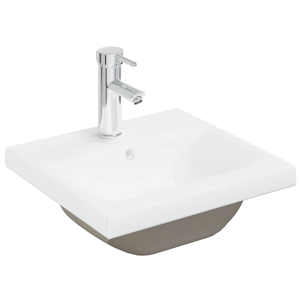 Wastafelkast met ingebouwde wasbak en kraan oud houtkleurig is nu te koop bij PeponiXL, paradijselijk wonen!