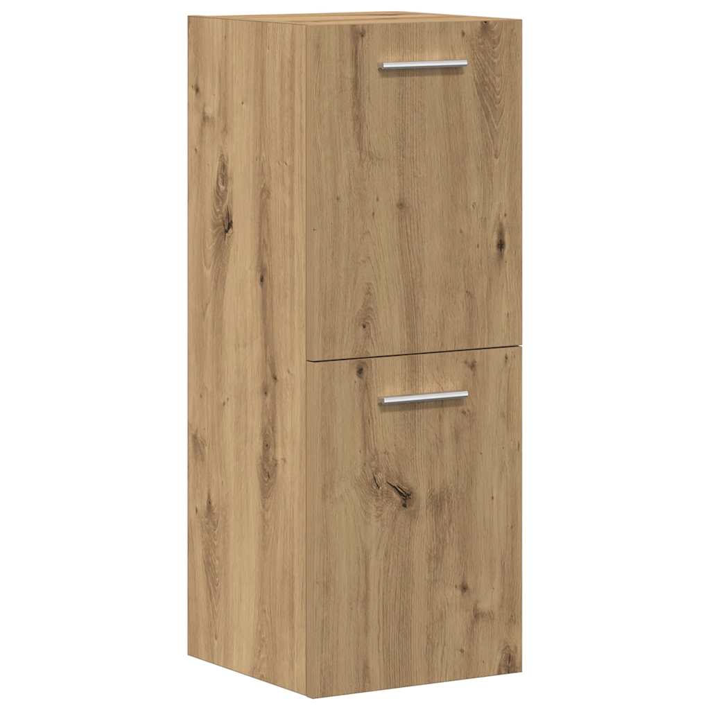 5-delige Badkamermeubelset bewerkt hout artisanaal eikenkleur is nu te koop bij PeponiXL, paradijselijk wonen!
