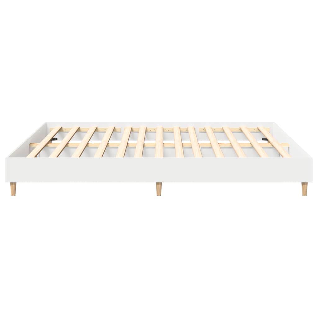 Bedframe zonder matras 180x200 cm spaanplaat wit is nu te koop bij PeponiXL, paradijselijk wonen!