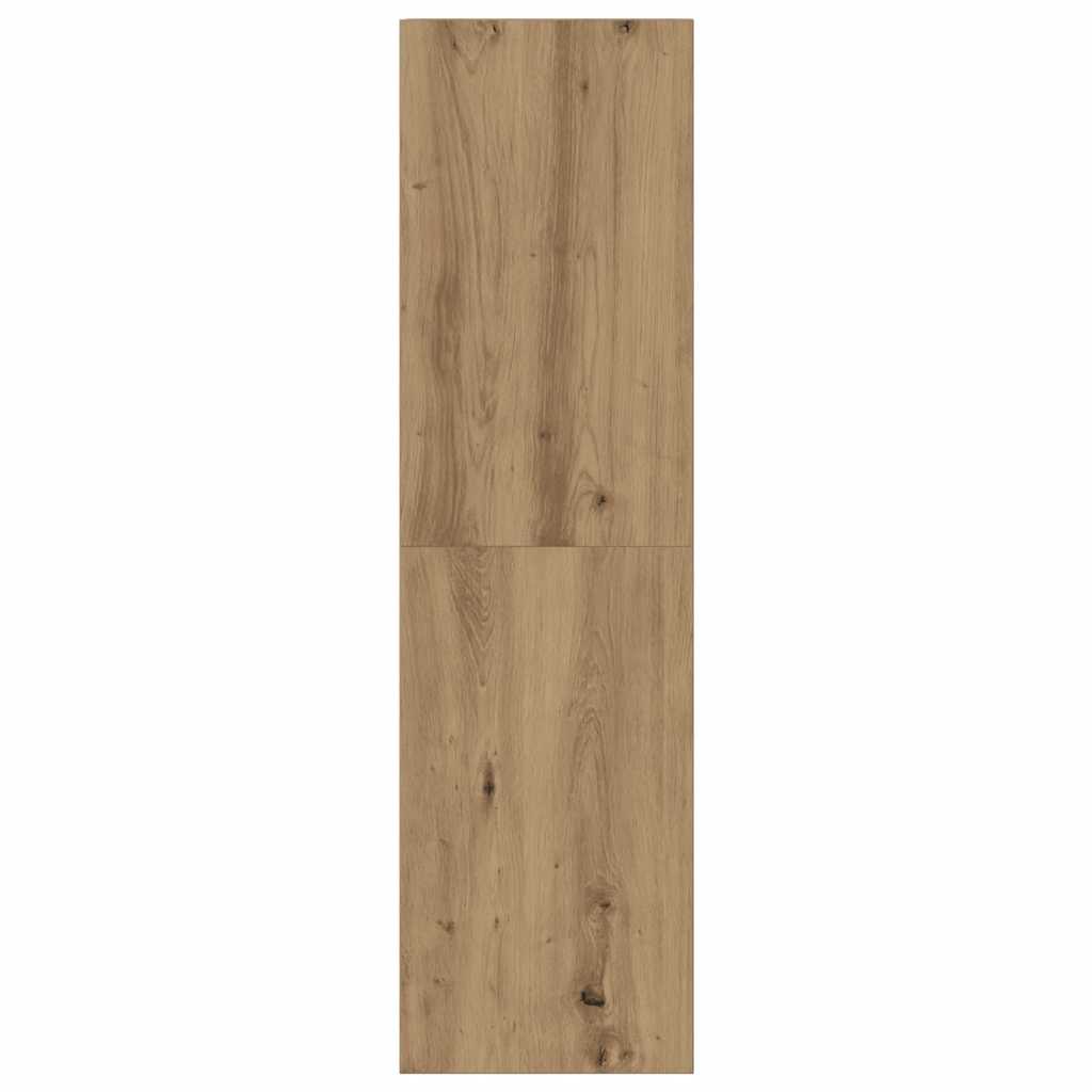 Tv-wandkasten 3 st bewerkt hout artisanaal eikenkleurig is nu te koop bij PeponiXL, paradijselijk wonen!