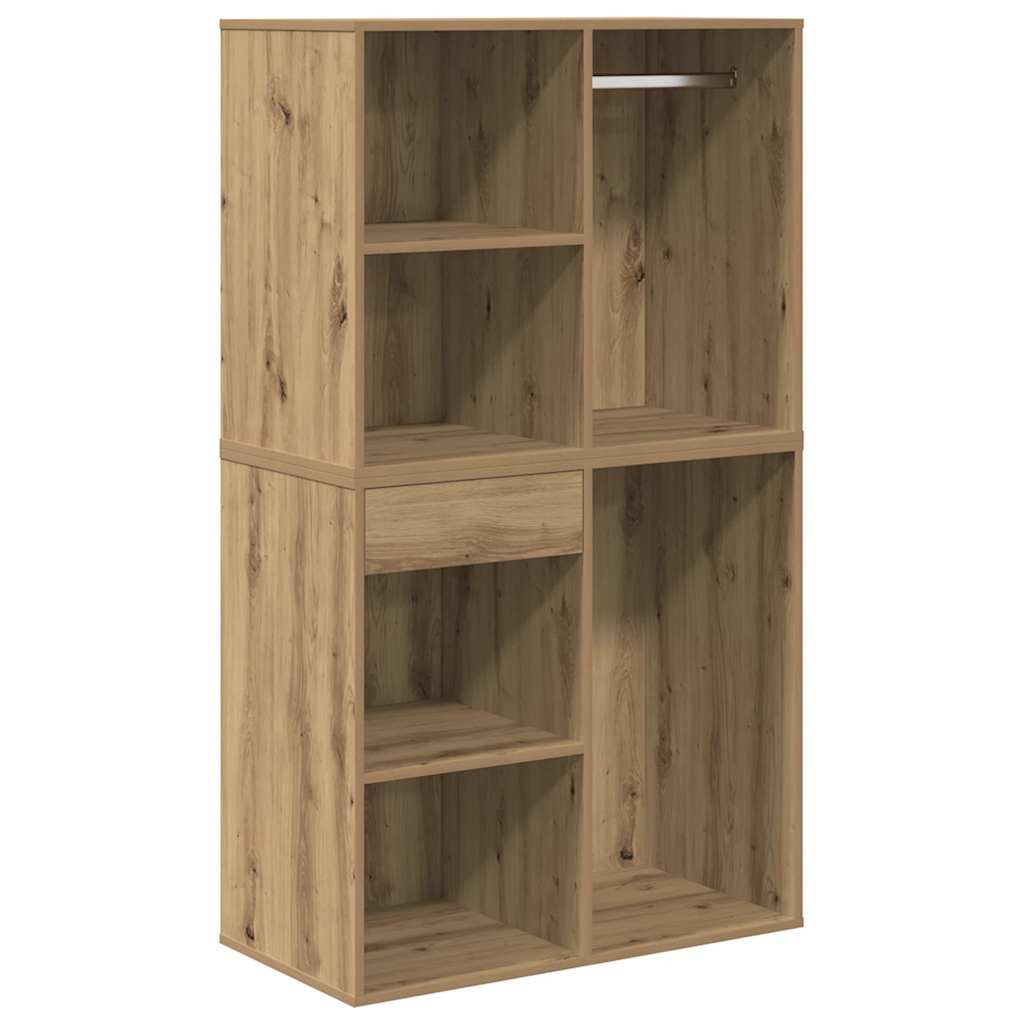 Kaptafelset met LED-verlichting bewerkt hout artisanaal eiken