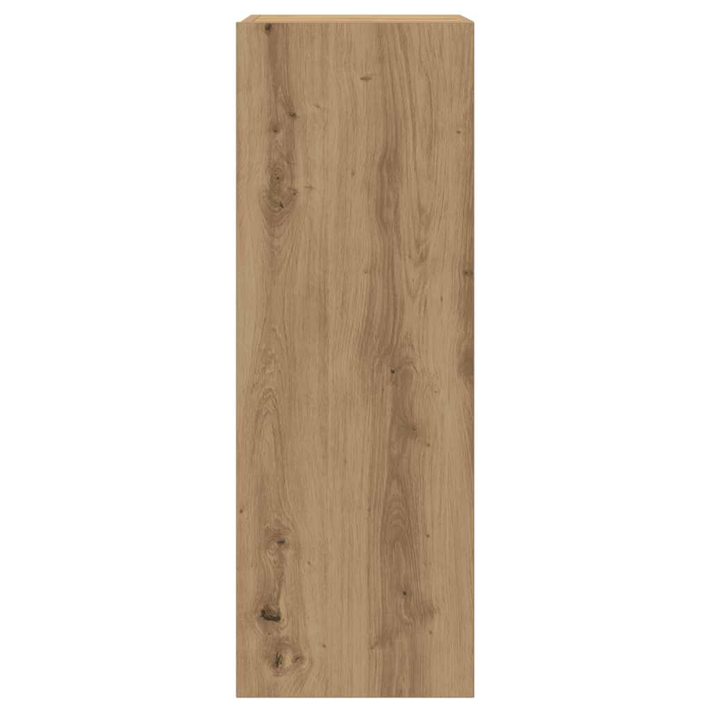 5-delig Tv-meubelset wandmontage bewerkt hout artisanaal eiken is nu te koop bij PeponiXL, paradijselijk wonen!