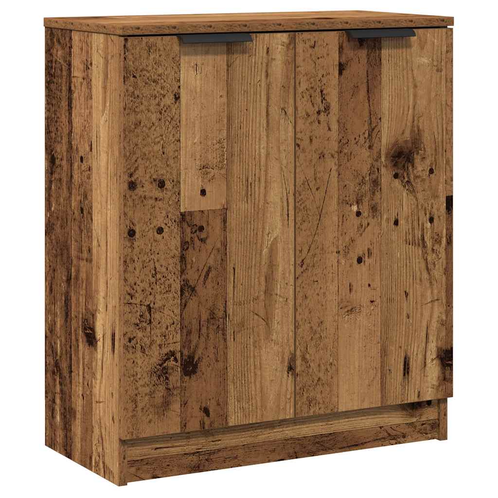 Dressoirs 3 st 60x30x70 cm bewerkt hout oud houtkleurig is nu te koop bij PeponiXL, paradijselijk wonen!