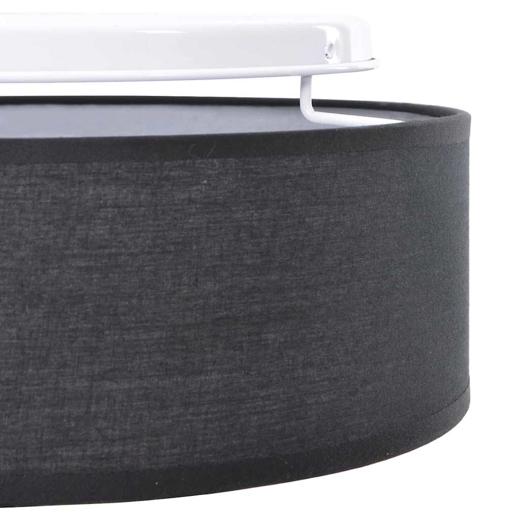 Plafonnière met schijnwerpers Zwart 38 x 38 x 13,5 cm Stof is nu te koop bij PeponiXL, paradijselijk wonen!