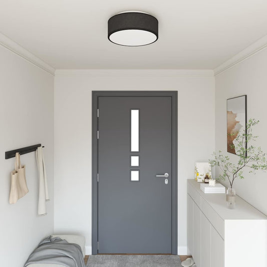 Plafonnière met schijnwerpers Zwart 38 x 38 x 13,5 cm Stof is nu te koop bij PeponiXL, paradijselijk wonen!