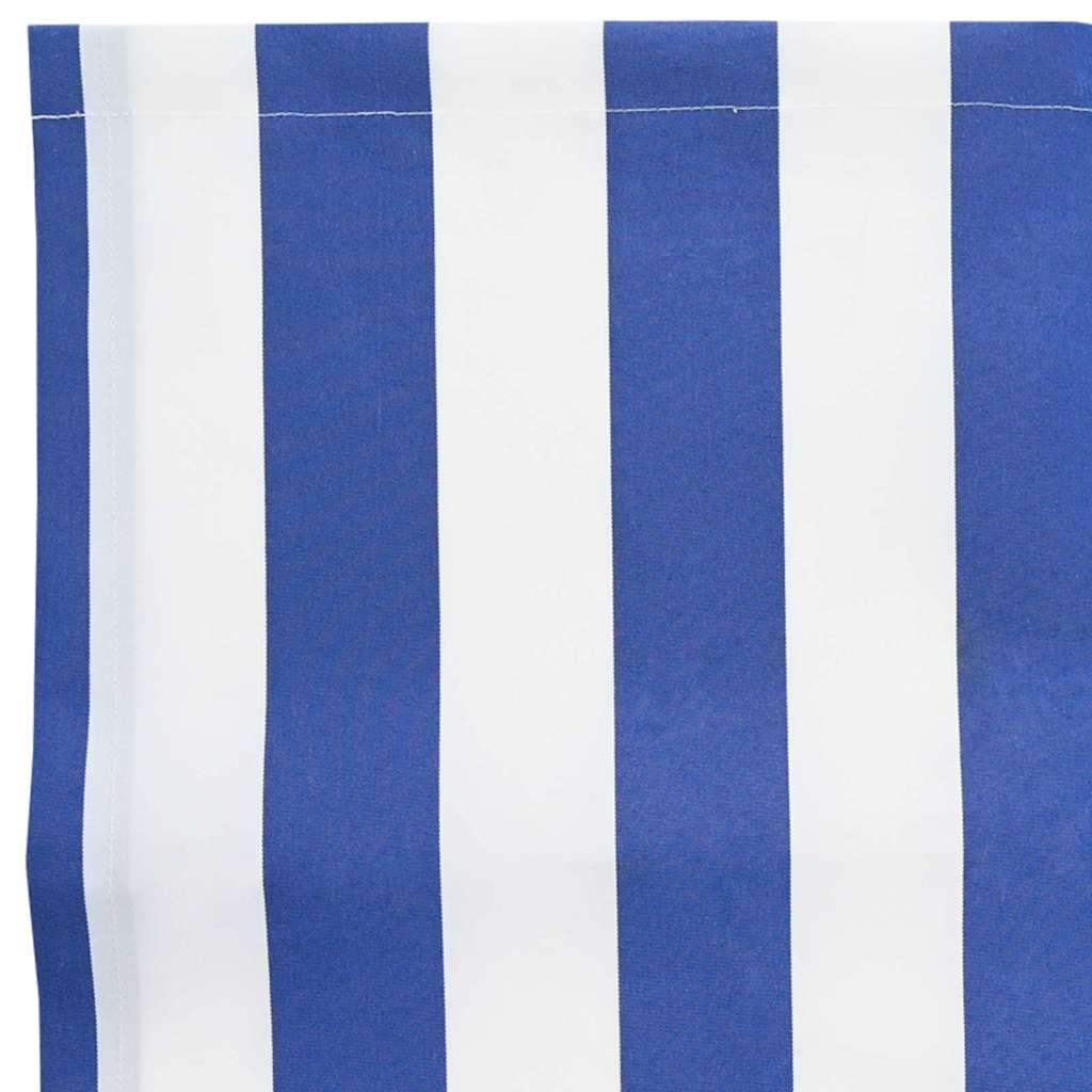 Vervangingsdoek voor zonnescherm Blauw en Wit 3 x 2 m Polyester is nu te koop bij PeponiXL, paradijselijk wonen!