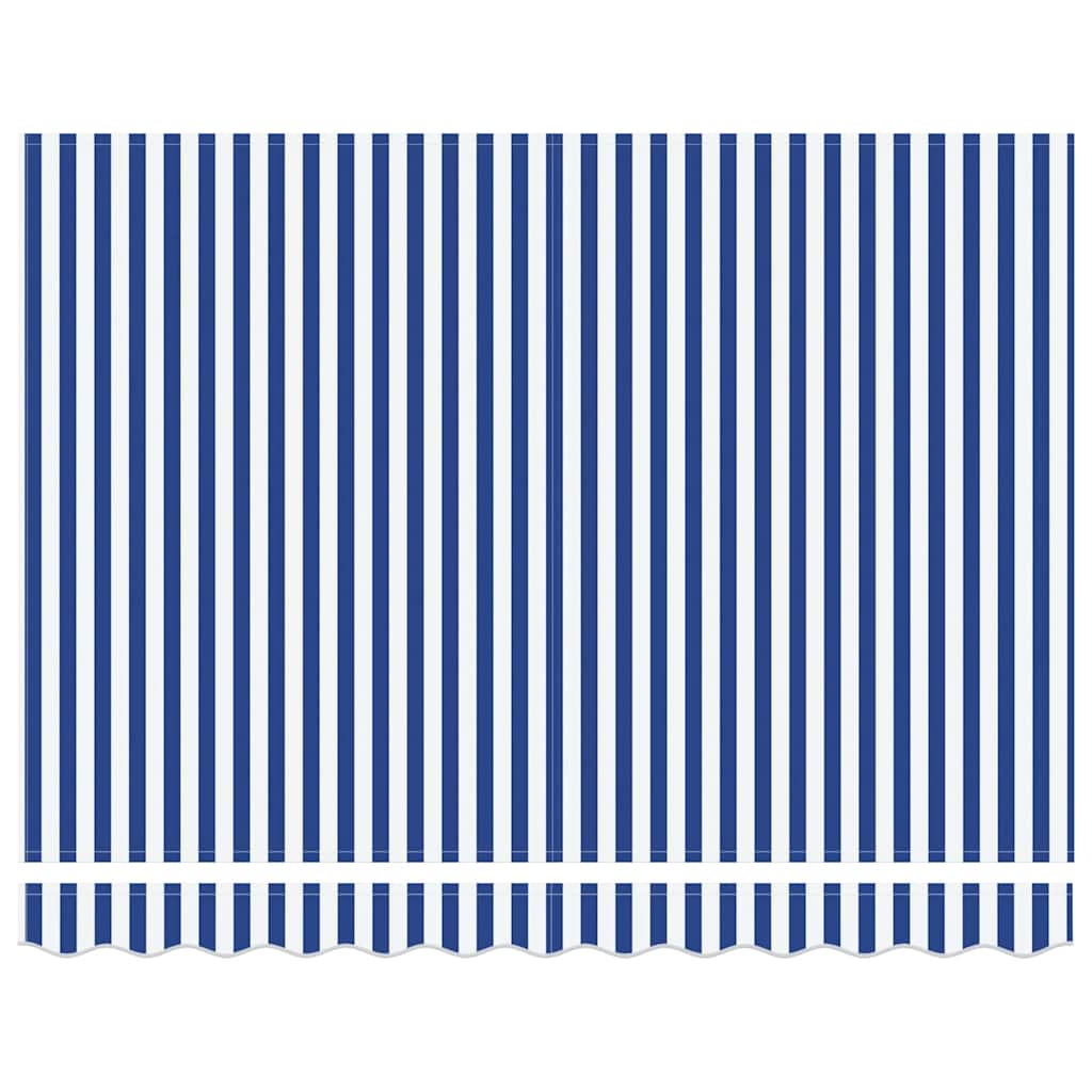 Vervangingsdoek voor zonnescherm Blauw en Wit 3 x 2 m Polyester is nu te koop bij PeponiXL, paradijselijk wonen!