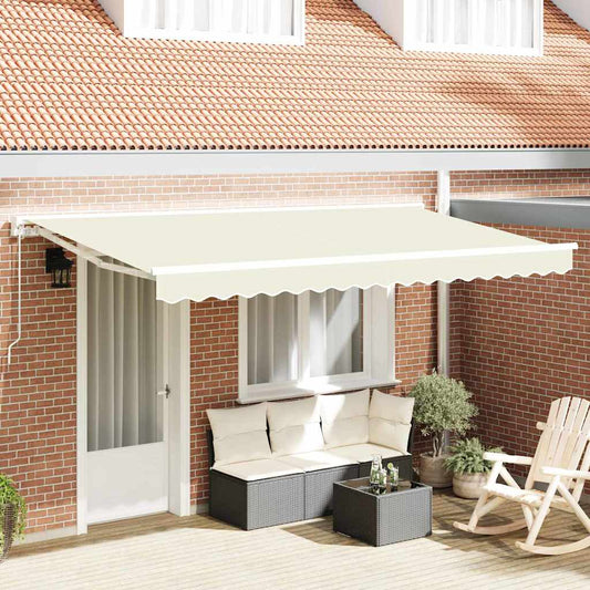 Vervangingsdoek voor zonnescherm Crème 4 x 2 m Polyester is nu te koop bij PeponiXL, paradijselijk wonen!