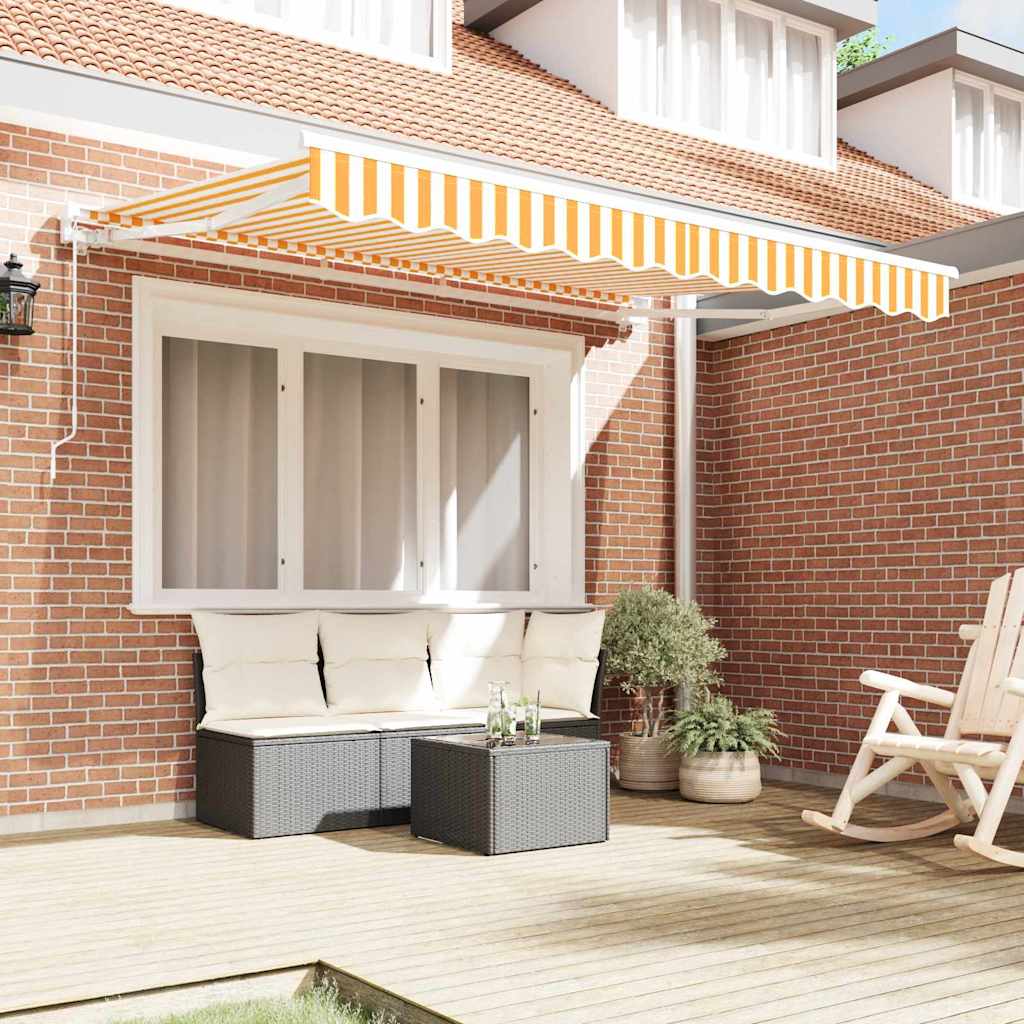 Vervangingsdoek voor zonnescherm Geel en Wit 3 x 2 m Polyester is nu te koop bij PeponiXL, paradijselijk wonen!