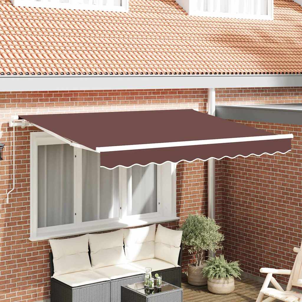 Vervangingsdoek voor zonnescherm Bruin 235 x 195 cm Polyester is nu te koop bij PeponiXL, paradijselijk wonen!