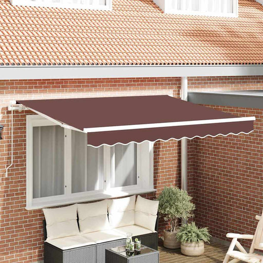Vervangingsdoek voor zonnescherm Bruin 3 x 2 m Polyester is nu te koop bij PeponiXL, paradijselijk wonen!