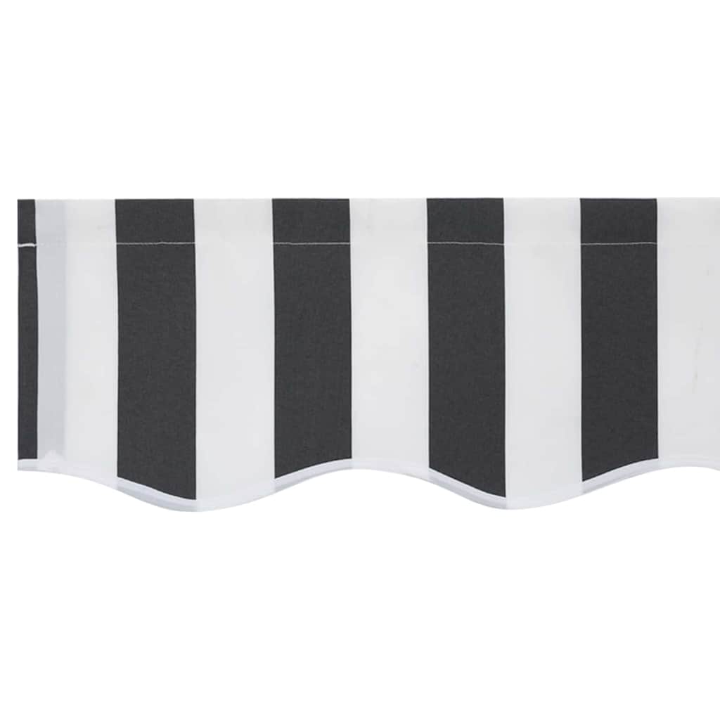 Vervangingsdoek voor zonnescherm Antraciet en Wit 2,5 x 2 m is nu te koop bij PeponiXL, paradijselijk wonen!