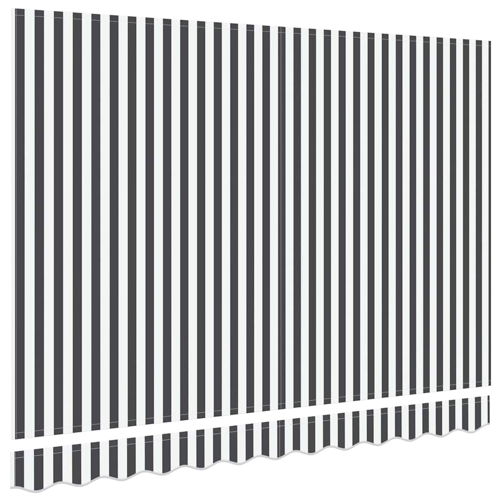 Vervangingsdoek voor zonnescherm Antraciet en Wit 2,5 x 2 m is nu te koop bij PeponiXL, paradijselijk wonen!