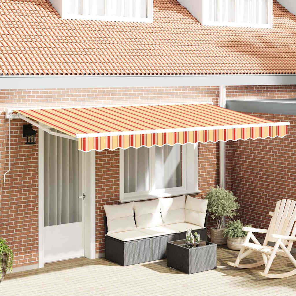 Vervangingsdoek voor zonnescherm Geel en Oranje 380 x 195 cm is nu te koop bij PeponiXL, paradijselijk wonen!