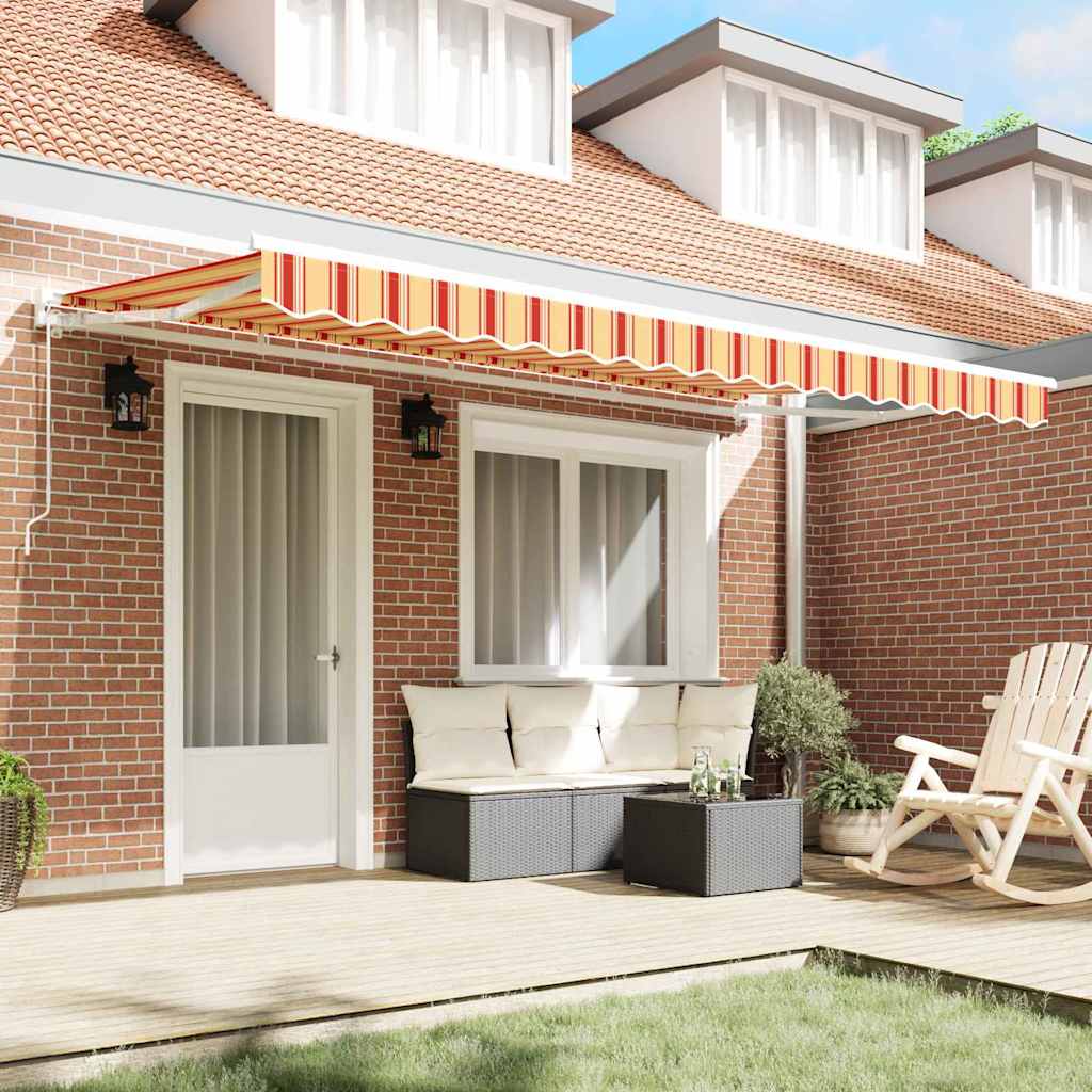 Vervangingsdoek voor zonnescherm Geel en Oranje 380 x 195 cm is nu te koop bij PeponiXL, paradijselijk wonen!