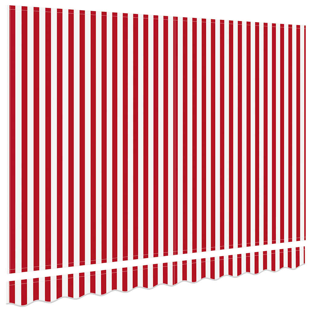 Vervangingsdoek voor zonnescherm Rood en Wit 2,5 x 2 m
