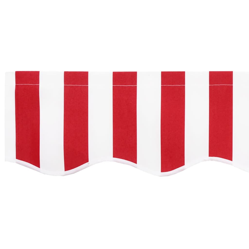 Vervangingsdoek voor zonnescherm Rood en Wit 380 x 195 cm is nu te koop bij PeponiXL, paradijselijk wonen!