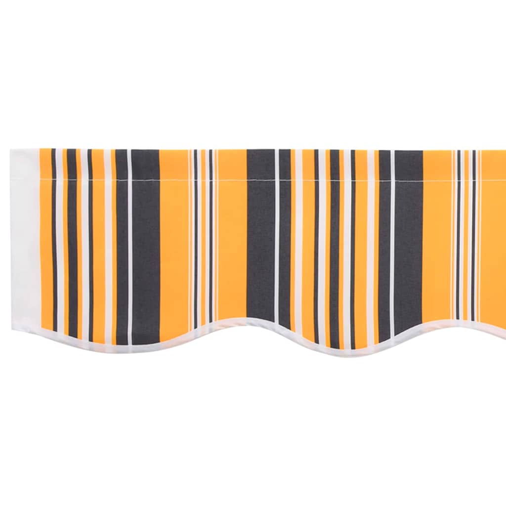 Vervangingsdoek voor zonnescherm Oranje en Zwart 3 x 2 m