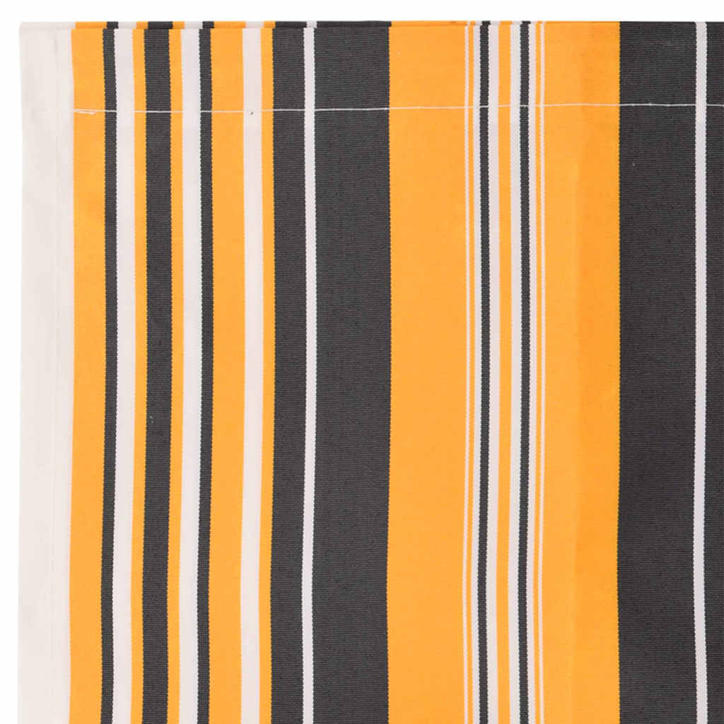 Vervangingsdoek voor zonnescherm Oranje en Zwart 3 x 2 m