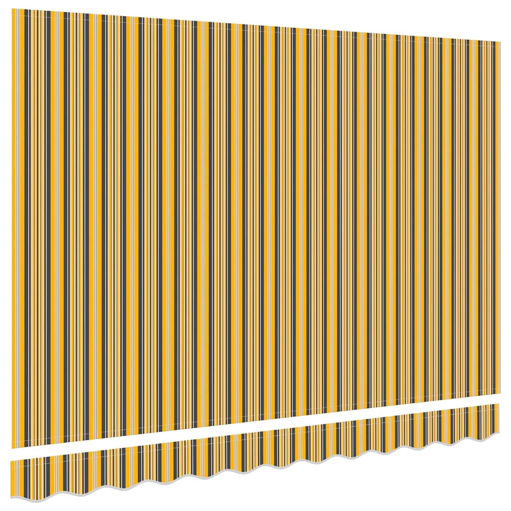 Vervangingsdoek voor zonnescherm Oranje en Zwart 3 x 2 m