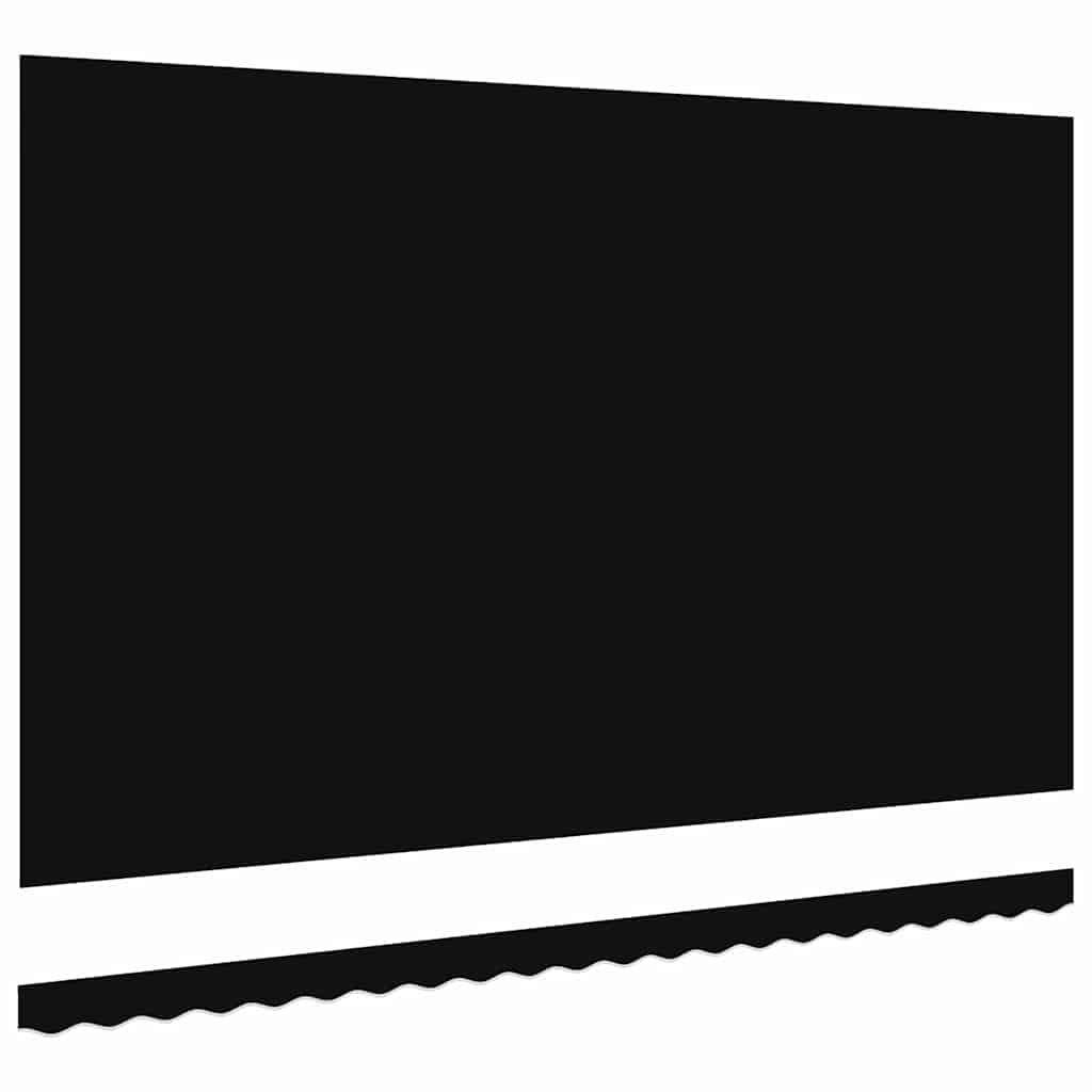 Vervangingsdoek voor zonnescherm Zwart 480 x 295 cm Polyester
