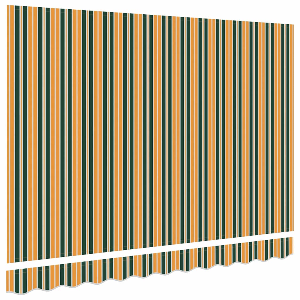 Vervangingsdoek voor zonnescherm Groen en geel 3,5 x 2,5 m is nu te koop bij PeponiXL, paradijselijk wonen!
