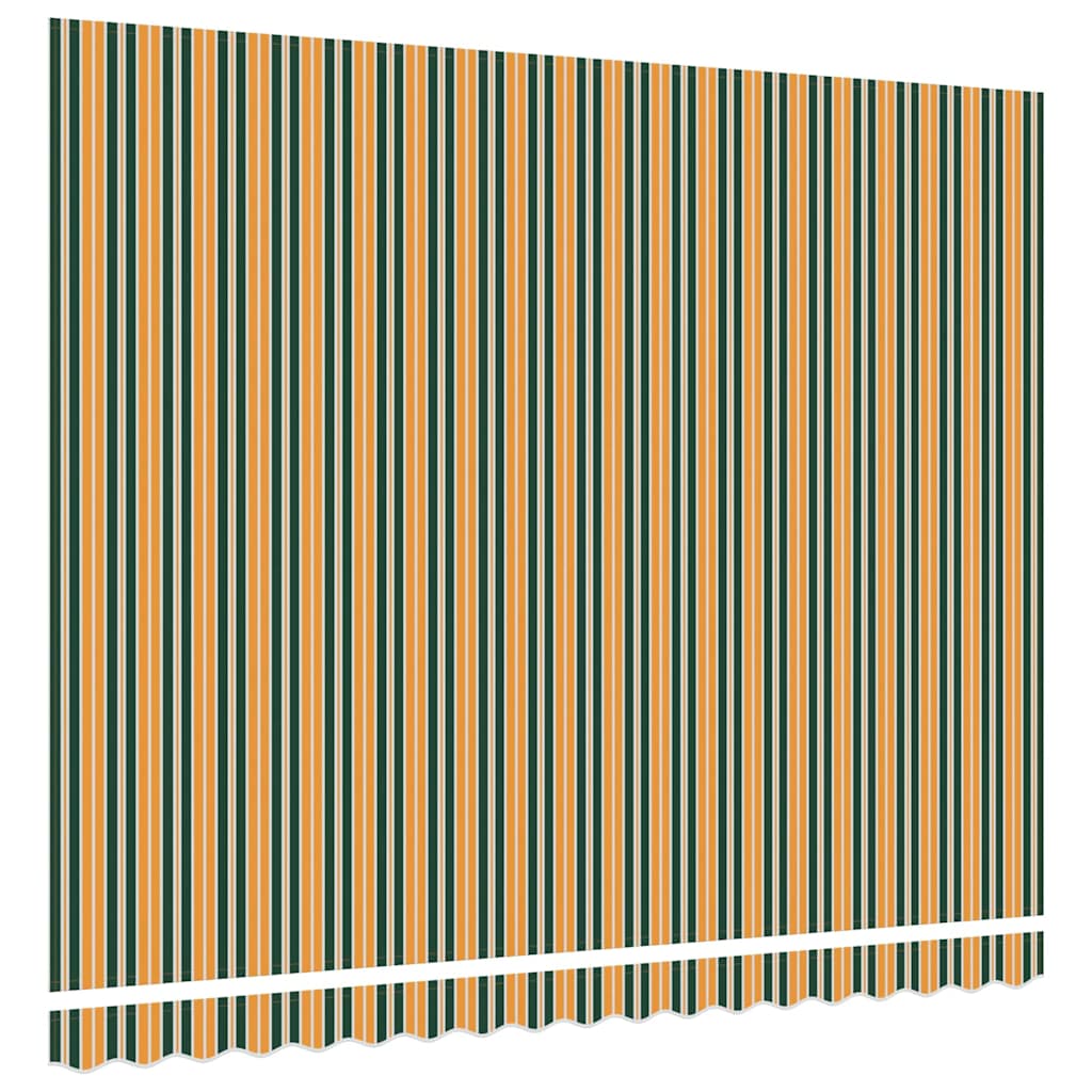 Vervangingsdoek voor zonnescherm Groen en geel 4 × 3,5 m is nu te koop bij PeponiXL, paradijselijk wonen!