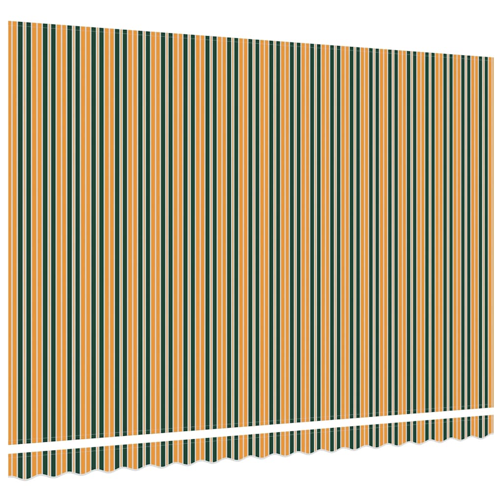 Vervangingsdoek voor zonnescherm Groen en geel 4,5 × 3,5 m is nu te koop bij PeponiXL, paradijselijk wonen!