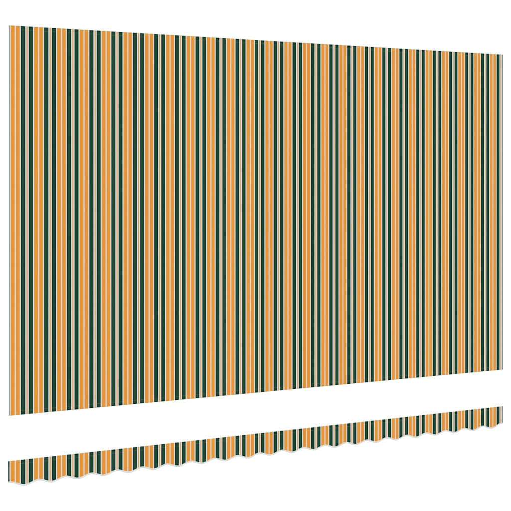 Vervangingsdoek voor zonnescherm Groen en geel 480 x 345 cm is nu te koop bij PeponiXL, paradijselijk wonen!