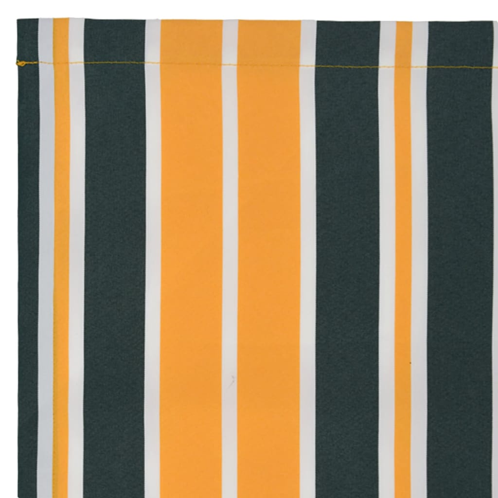 Vervangingsdoek voor zonnescherm Groen en geel 580 x 295 cm is nu te koop bij PeponiXL, paradijselijk wonen!