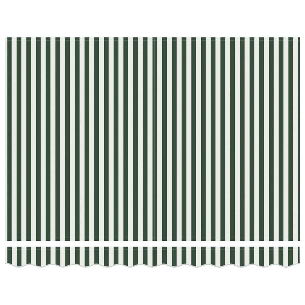 Vervangingsdoek voor zonnescherm Groen en Wit 330 x 245 cm is nu te koop bij PeponiXL, paradijselijk wonen!