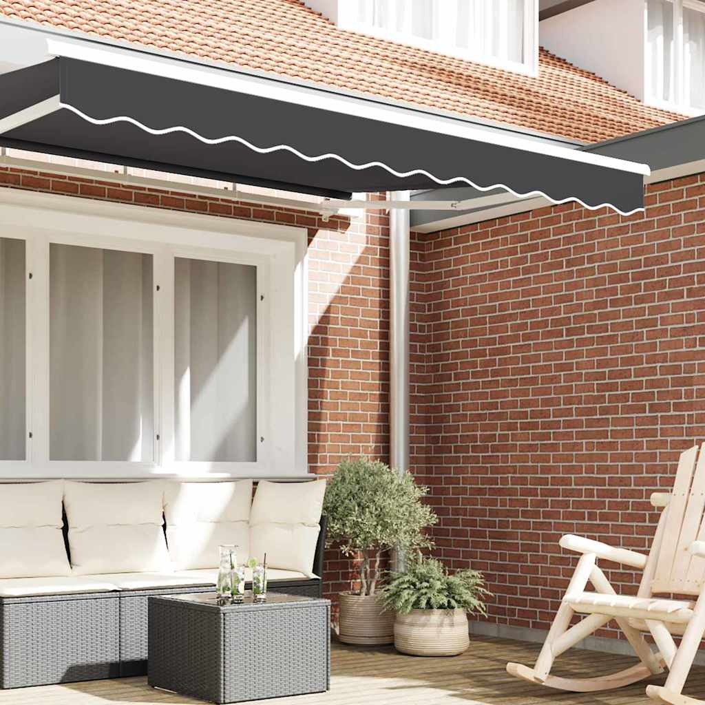 Markies Valance Antraciet 230 x 20 cm Canvas is nu te koop bij PeponiXL, paradijselijk wonen!