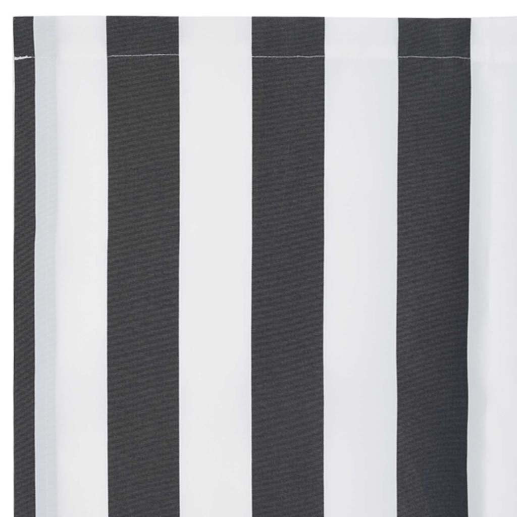 Markies Valance Antraciet en Wit 230 x 20 cm Canvas is nu te koop bij PeponiXL, paradijselijk wonen!