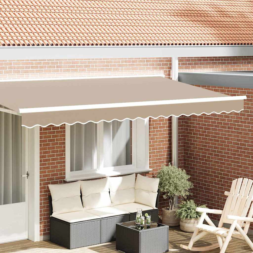 Markies Valance Beige 380 x 20 cm Canvas is nu te koop bij PeponiXL, paradijselijk wonen!