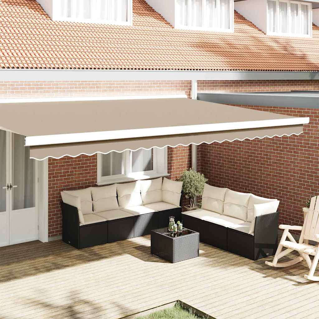 Markies Valance Beige 480 x 20 cm Canvas is nu te koop bij PeponiXL, paradijselijk wonen!