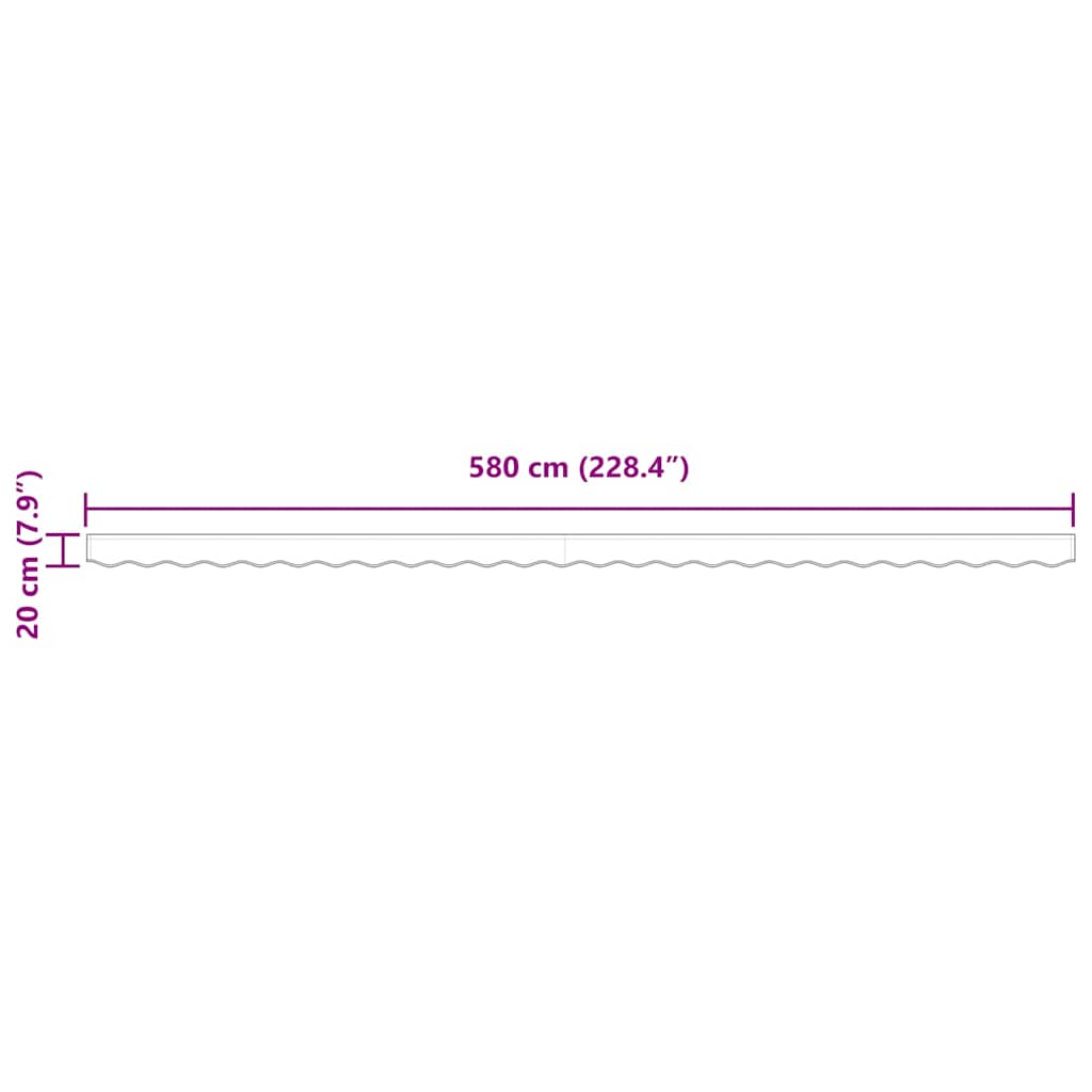 Markies Valance Beige 580 x 20 cm Canvas is nu te koop bij PeponiXL, paradijselijk wonen!