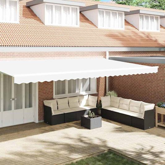 Vervangende markies volant Wit 6 m Polyester is nu te koop bij PeponiXL, paradijselijk wonen!