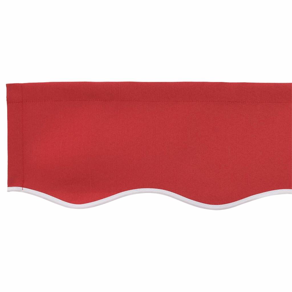Vervangende markies volant Rood 230 x 20 cm Polyester