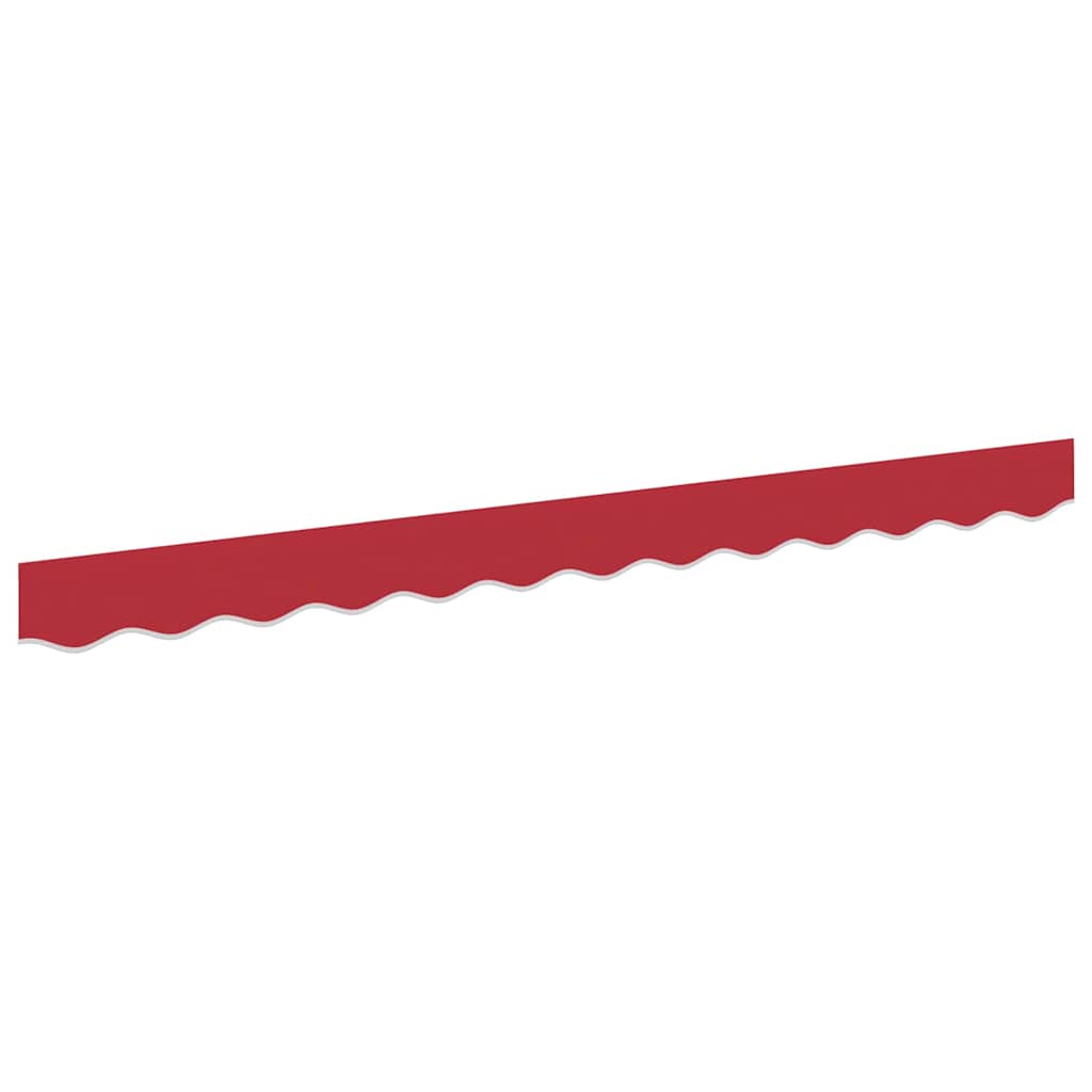 Vervangende markies volant Rood 230 x 20 cm Polyester